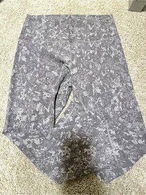 lululemon athletica Gray Patterned Leggings